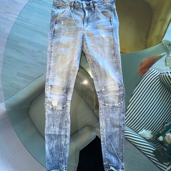 G Star Skinny Jeans 5622 Mid Rise Womens - Picture 8 of 9